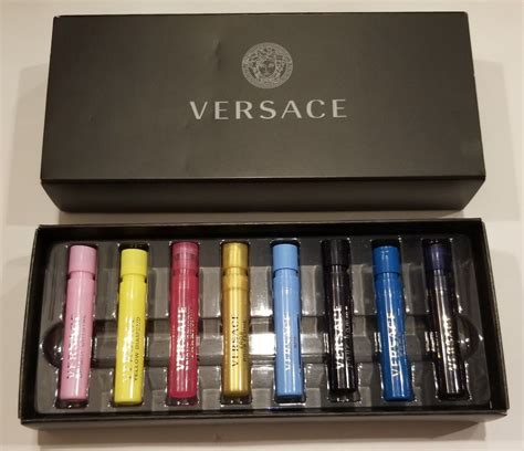 versace perfume sample set for women|Versace perfume sample pack.